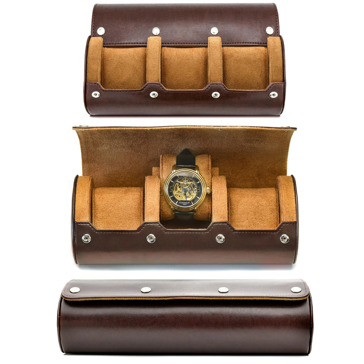 Handcrafted Watch Travel Case — Swiss-Inspired Protective Storage