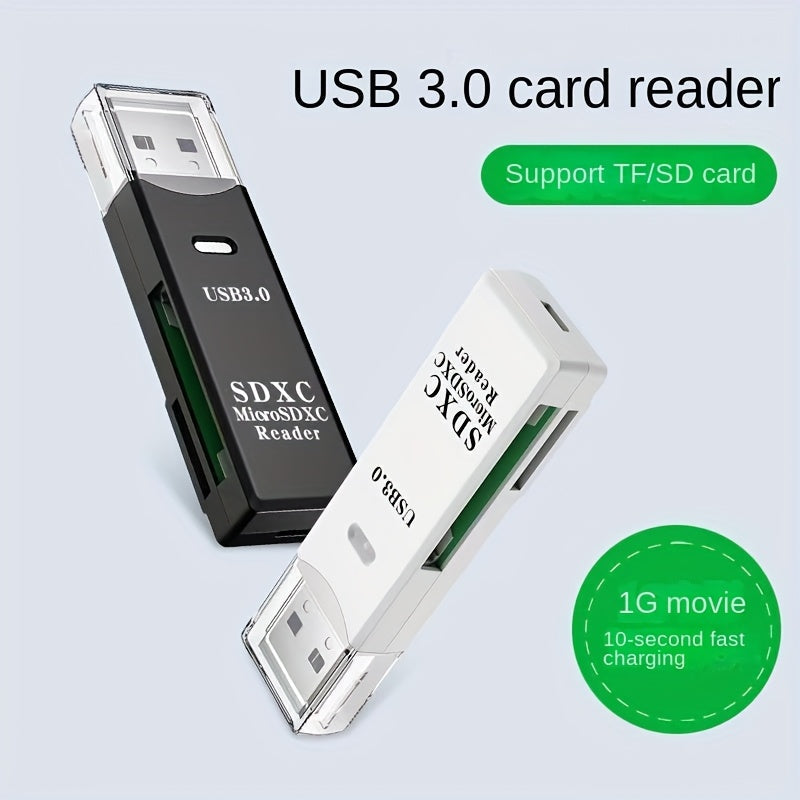 SD and MicroSD Card Reader with USB 3.0 Connectivity - Souliia