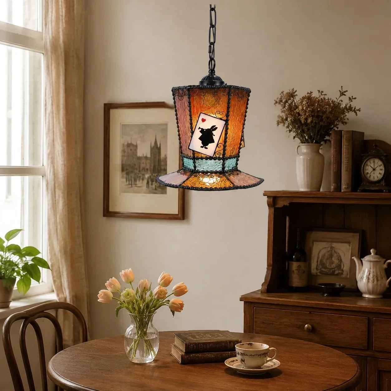 Storybook Stained Glass Pendant Light | Souliia