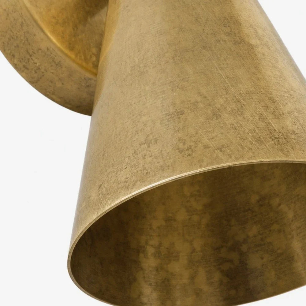 Retro Brass Cone Wall Lamp | Souliia