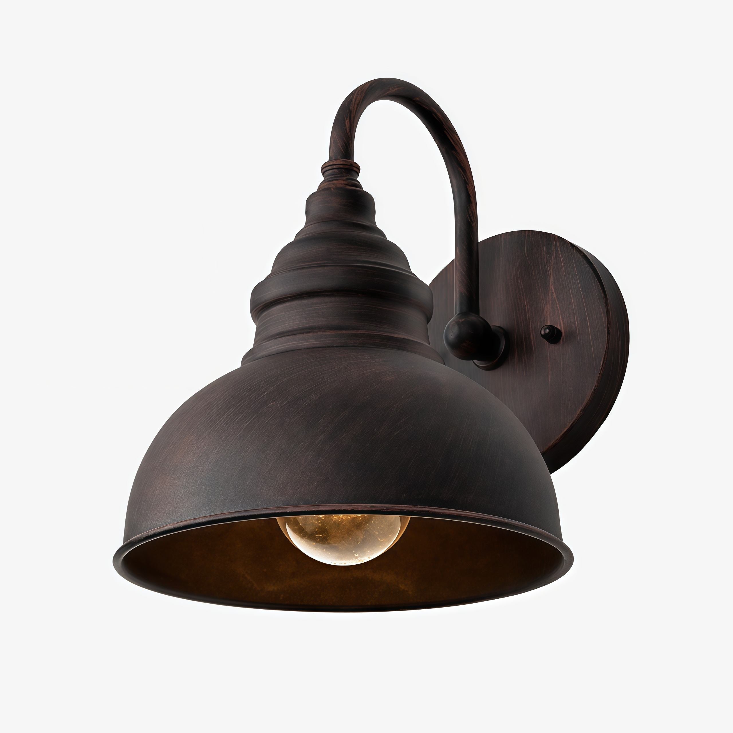Solenvo Industrial Metal Wall Light - American Vintage Style for Garden and Porch Lighting | Souliia