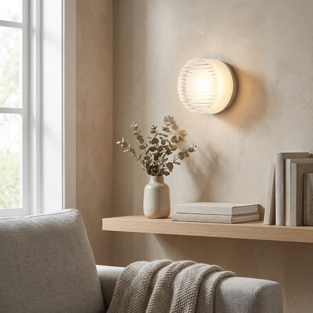 Luminoxis moderne LED-Wandleuchte – stilvolle Beleuchtung mit mattiertem Diffusor für Flur und Terrasse | Souliia