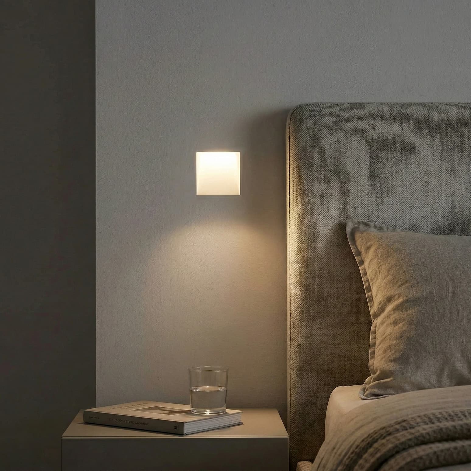 Stary LED Sensor Wandleuchte – Rahmenlose eingelassene Treppenlampe für Flur | Souliia