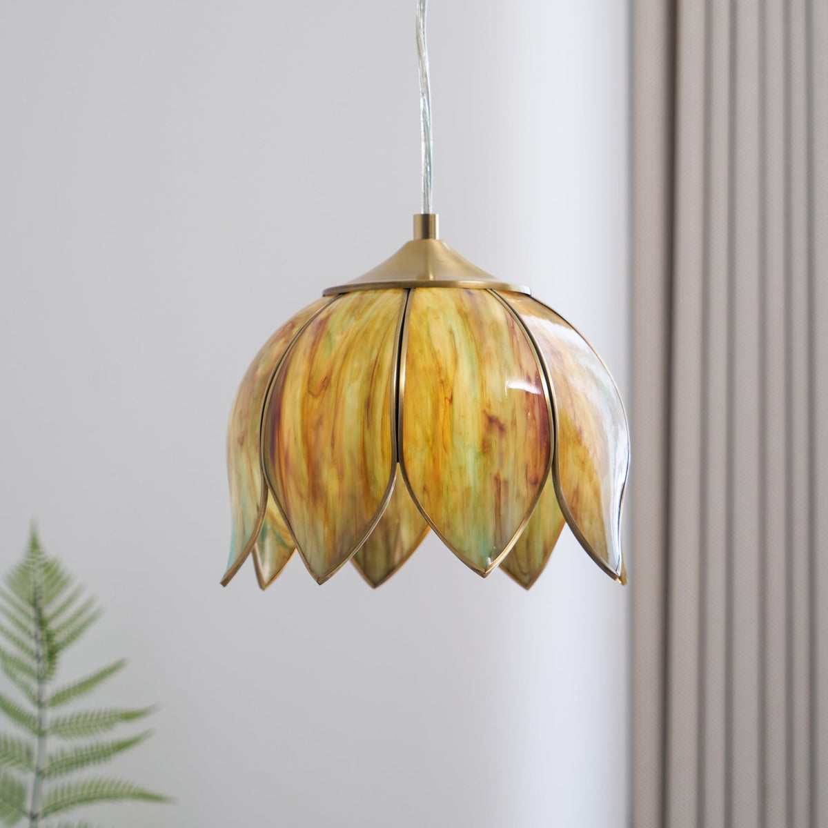 Retro Lotus Pendant Lamp | Souliia