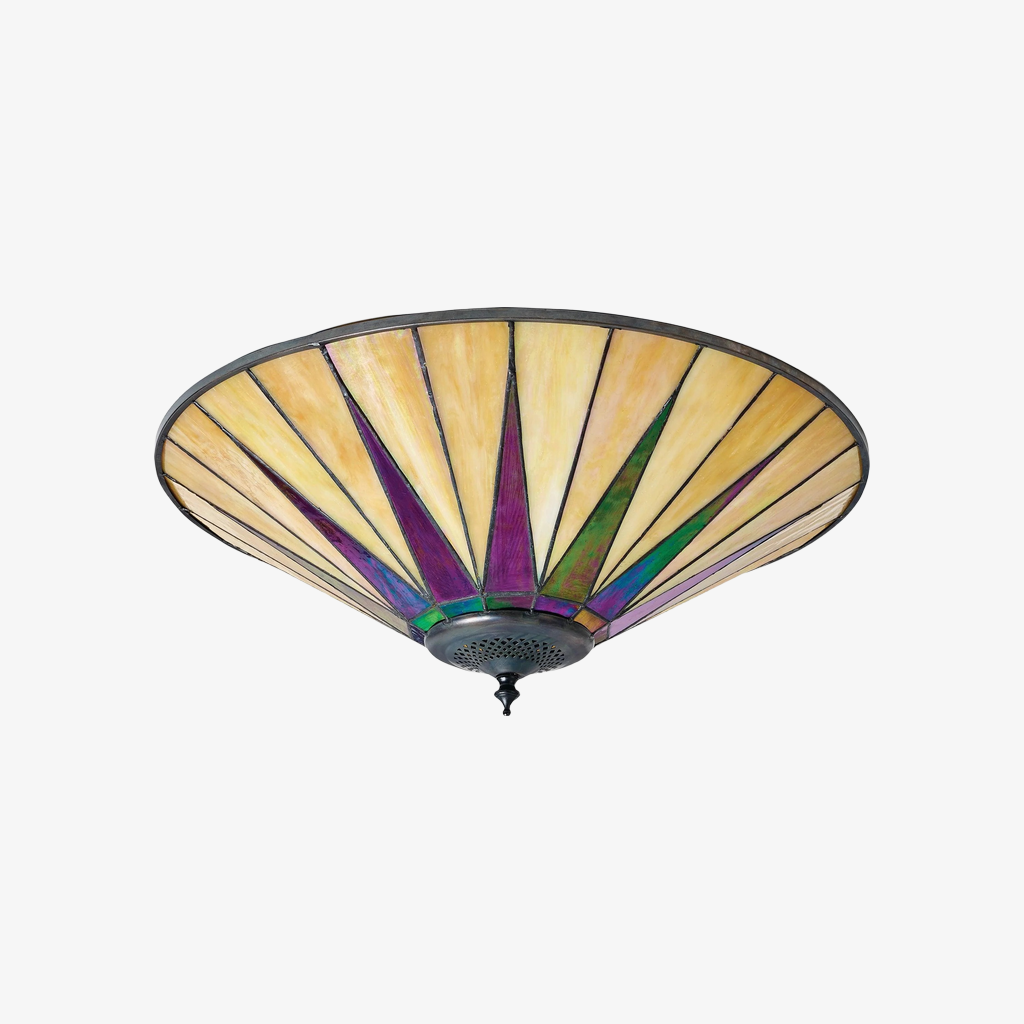 TF Farbige Stern-Deckenleuchte - Vintage Glas für Esszimmer und Wohnzimmer | Souliia