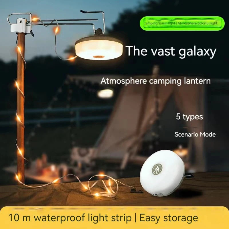 Guirlande lumineuse extérieure — Conception rétractable anti-emmêlement