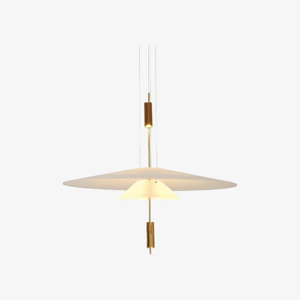 Plumeo pendellampe i flere lag – minimalistisk lampe til moderne stuer N54 | Souliia