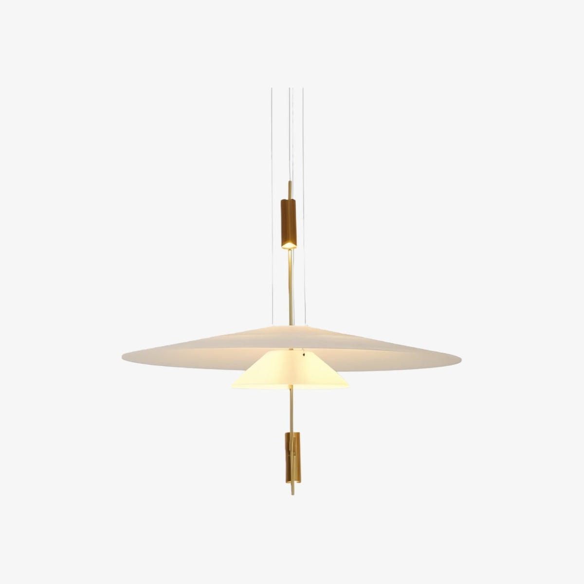 Plumeo pendellampe i flere lag – minimalistisk lampe til moderne stuer N54 | Souliia