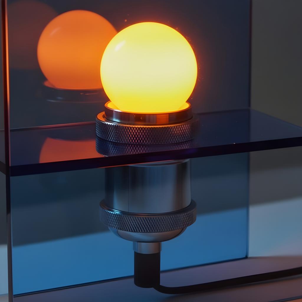 Sunset Ocean Horizon Gradient Tischlampe – Moderne Acryl-Lampe fürs Schlafzimmer | Souliia