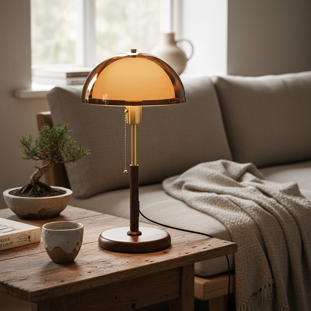 Sunset Afterglow Moderne Akzent-Tischlampe - Retro-Stil Lampe für Schlafzimmer oder Büro | Souliia