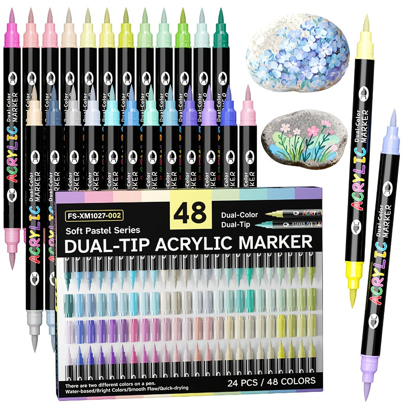 Set of 120 Acrylic Markers - Souliia