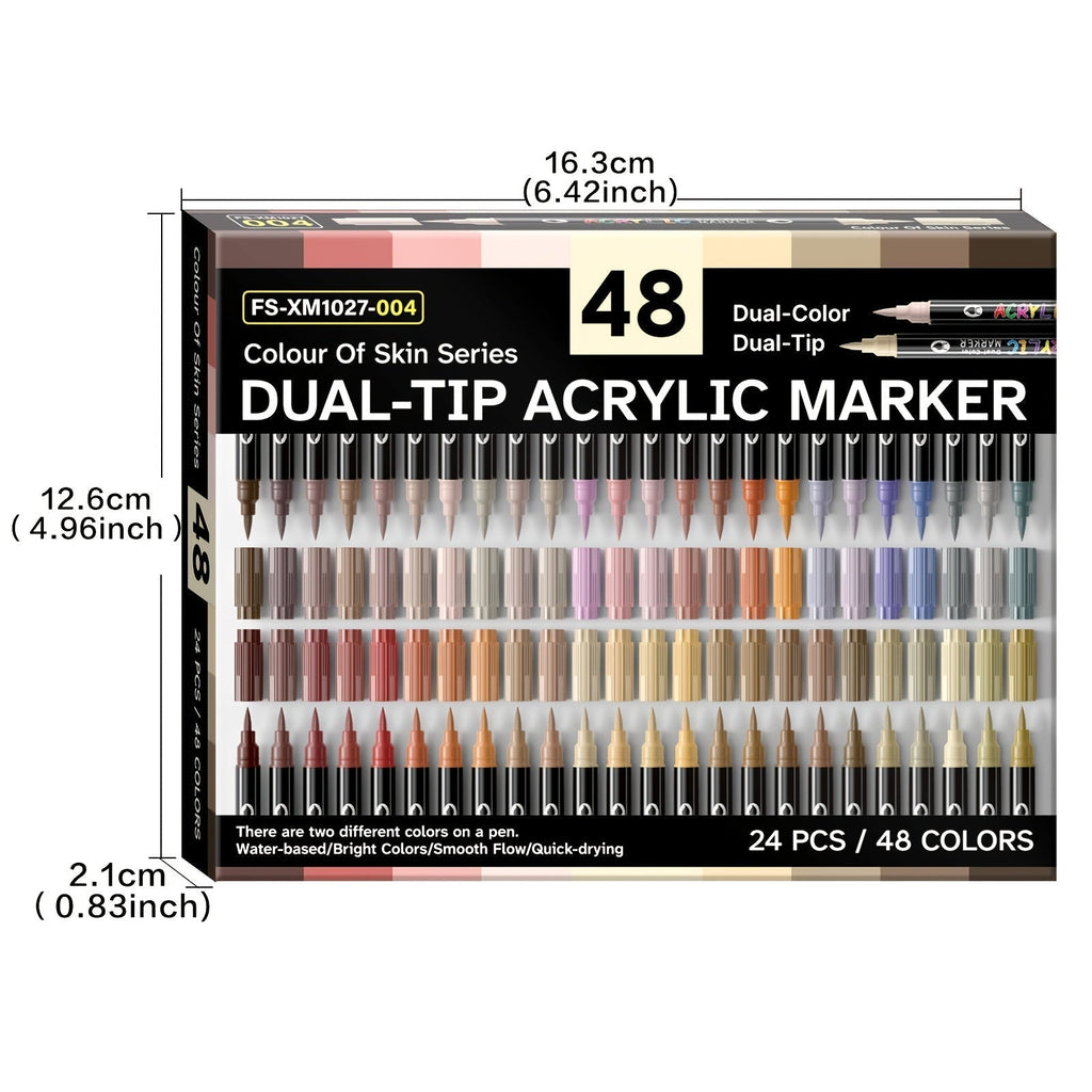 Set of 120 Acrylic Markers - Souliia