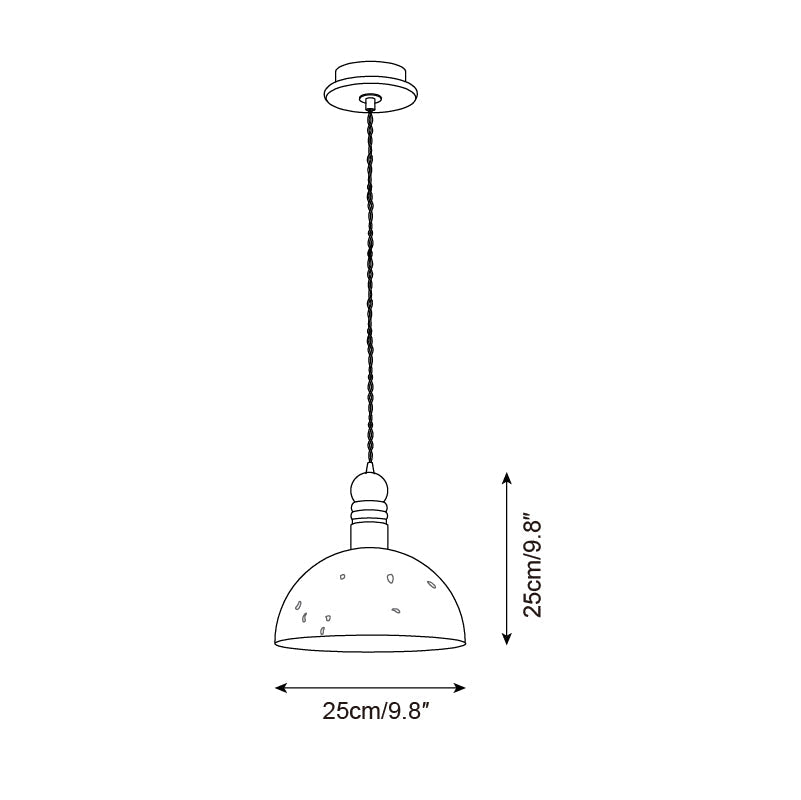 Sylvane Dome Pendant Lamp | Souliia