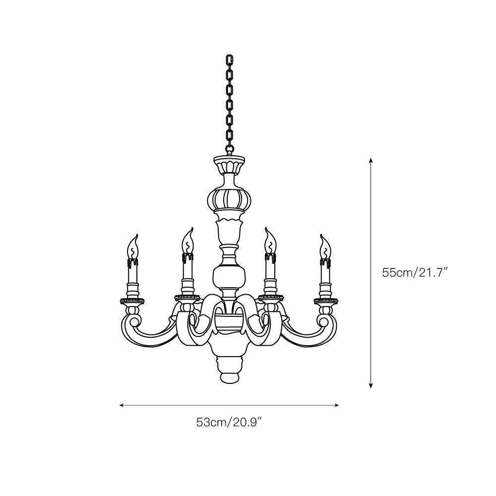 Roman Pillar Chandelier | Souliia