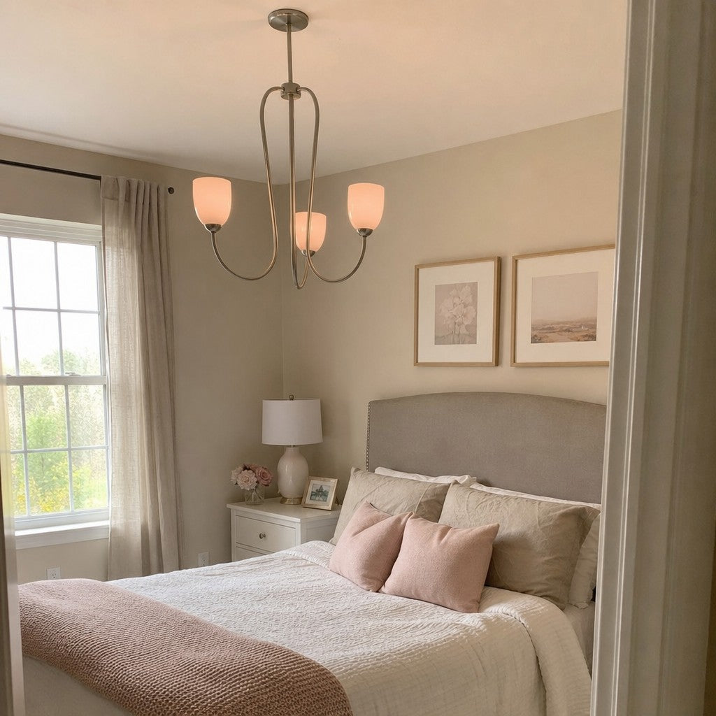 Shell Shade French Vintage Chandelier for Dining Room Lighting | Souliia