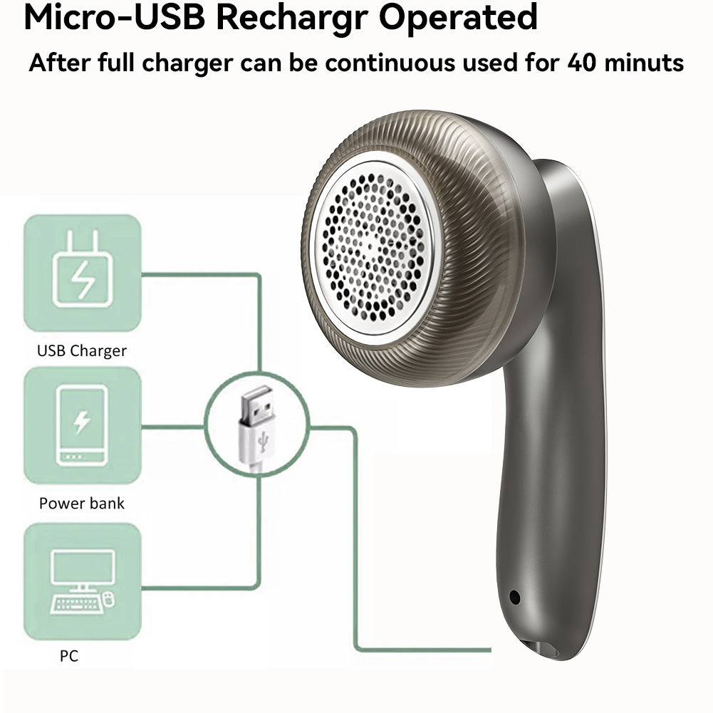 Professional Lint Remover — Three-Tier Cutting System