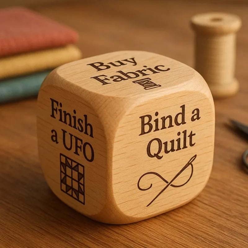 Dés de choix en bois | Impulsions créatives au lancer | Gravés au laser | CraftDice - Souliia
