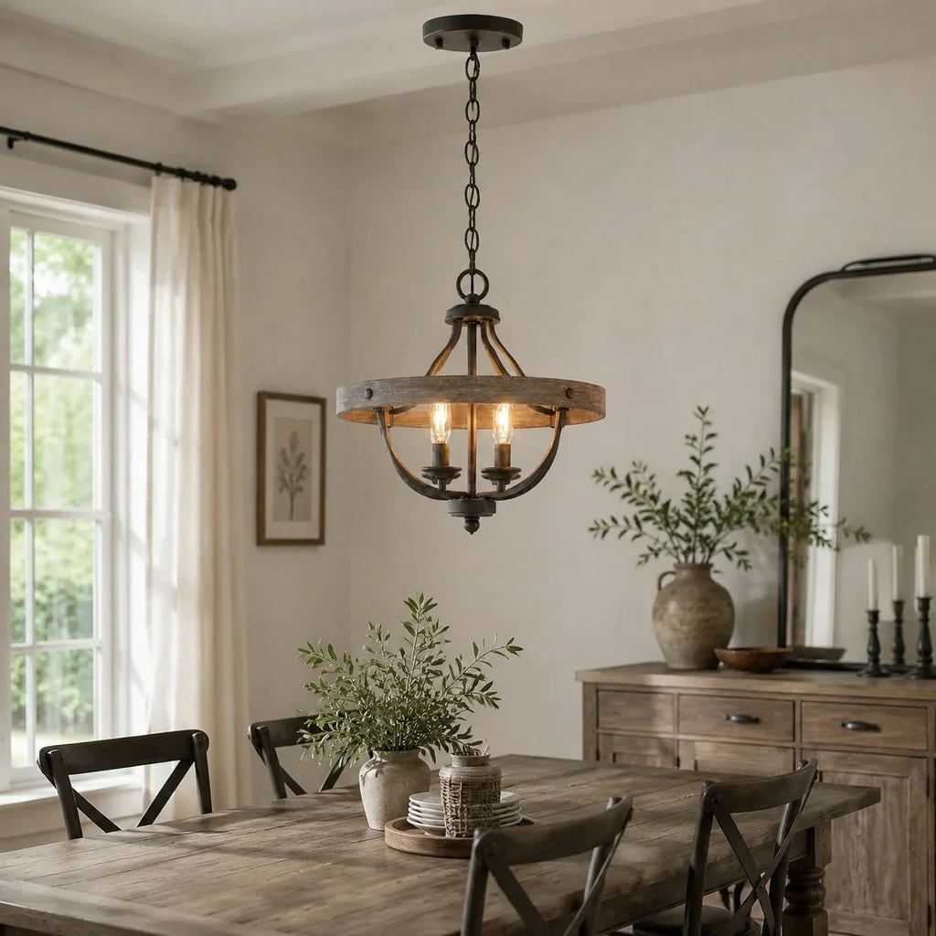 Rustic-tyylinen metallihäkkikattovalaisin | Souliia
