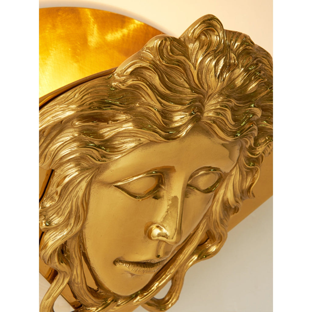 Sphinx Brass Wall Lamp | Souliia