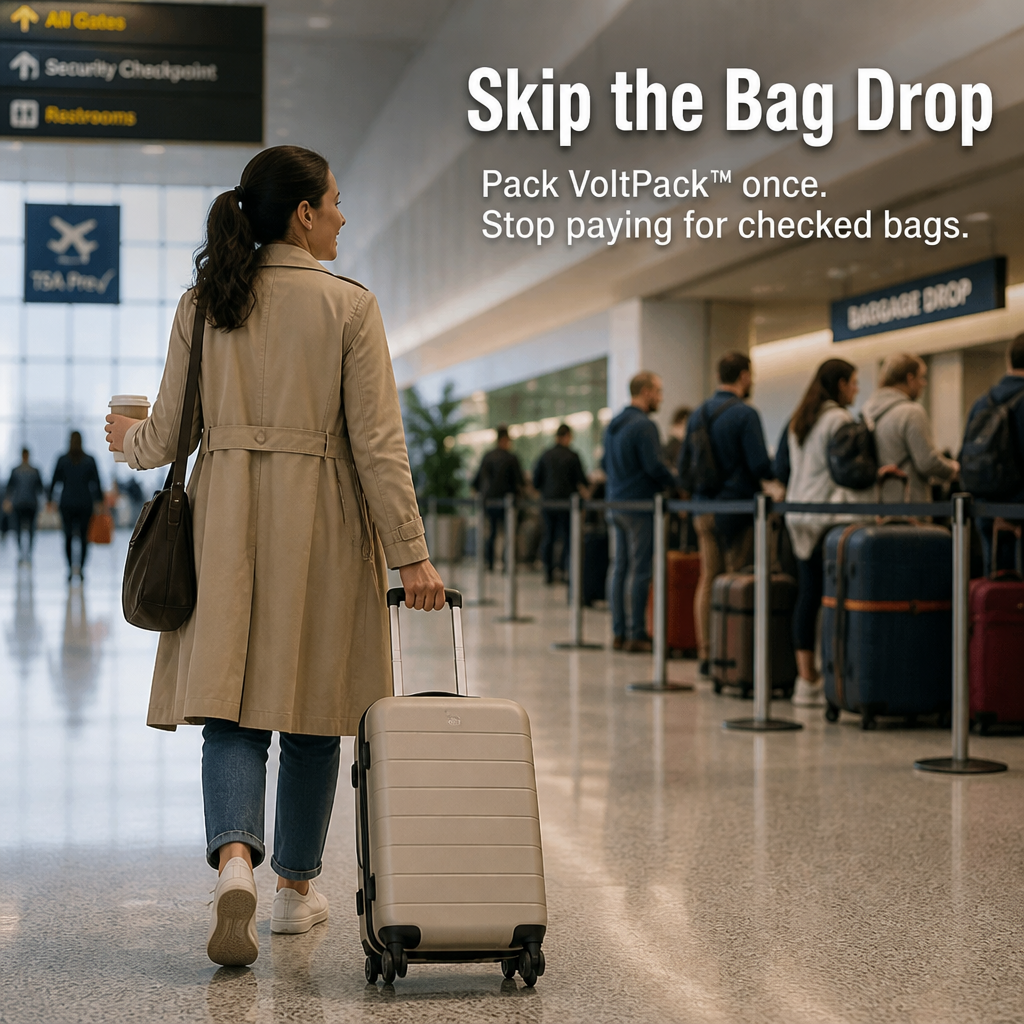 VoltPack — Shrink Your Suitcase 80% With a Pocket USB Vacuum Pump - Souliia