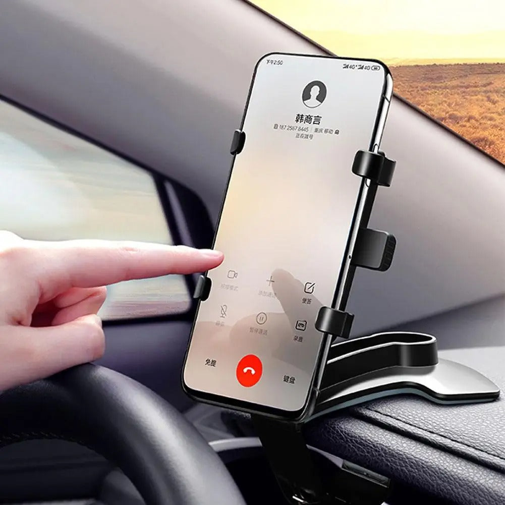 Telefoonhouder voor het dashboard van de auto — veilige, gemakkelijk toegankelijke bevestiging