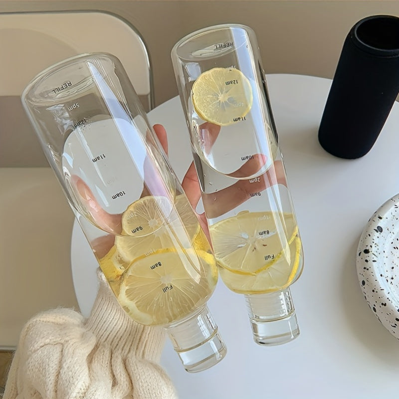 Láhev na vodu s časovými značkami 500/700 ml - Souliia