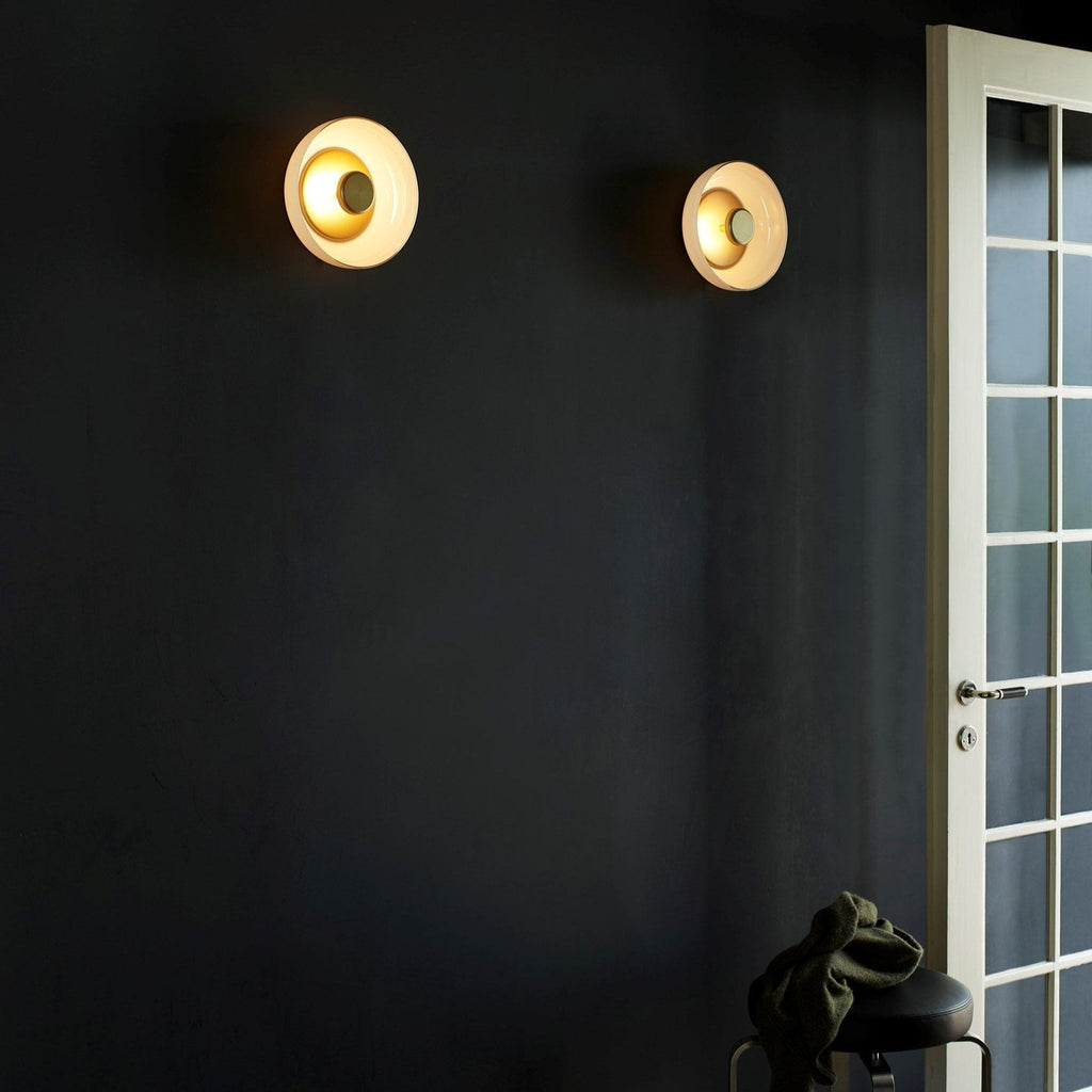 Das Schimmernde Leuchten Premium Minimalistische Messing Wandleuchte | Souliia