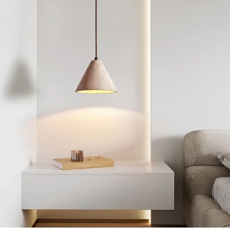 Travertin Moderne LED Pendelleuchte | Souliia