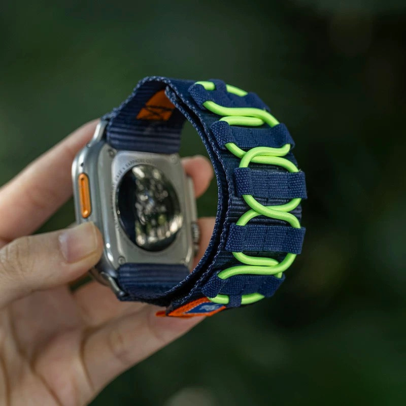 Pleciony nylonowy pasek do Apple Watch – stylowy design - Souliia