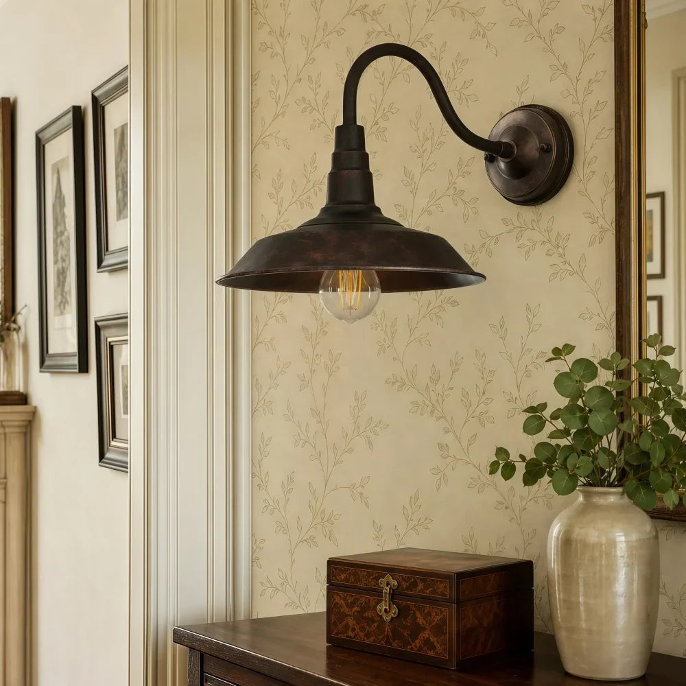 Solenvo Vintage Gooseneck Wall Lamp | Souliia