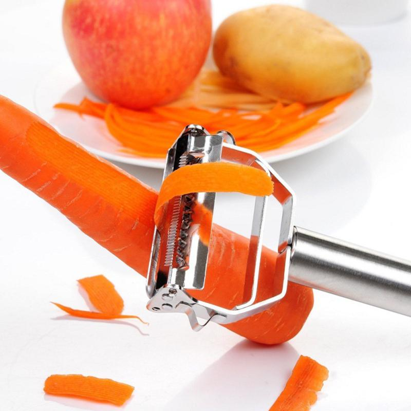 Vegetable Peeler | Dual Blades | Stainless Steel | Kitchen Cutter - Souliia