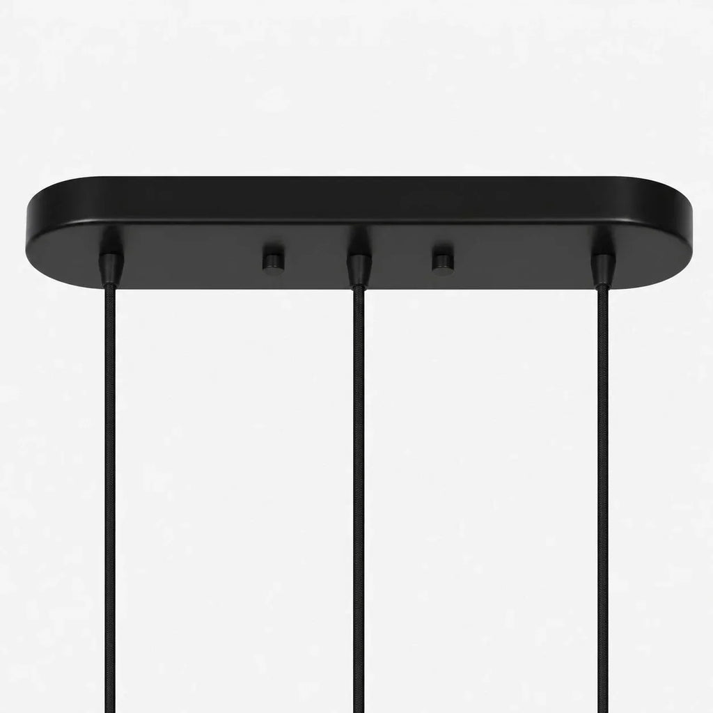 Three Head Glass Pendant Lamp | Souliia