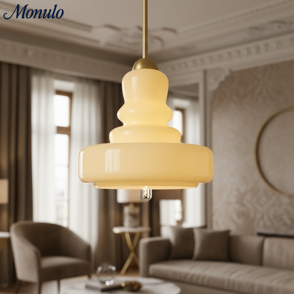 Verdoma Colorful Bauhaus Gourd Shaped Pendant Lamp - Artistic Design for Kitchen Island Lighting | Souliia