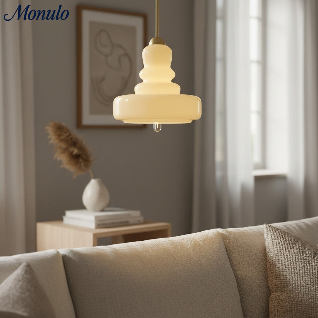 Verdoma Colorful Bauhaus Gourd Shaped Pendant Lamp - Artistic Design for Kitchen Island Lighting | Souliia