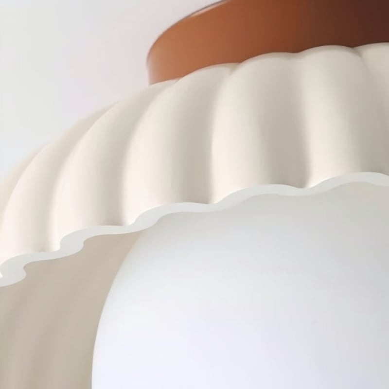 Orbion Sculptural Ring Ceiling Light – Retro Futuristic Design Decorative Ceiling Lamp N55 | Souliia