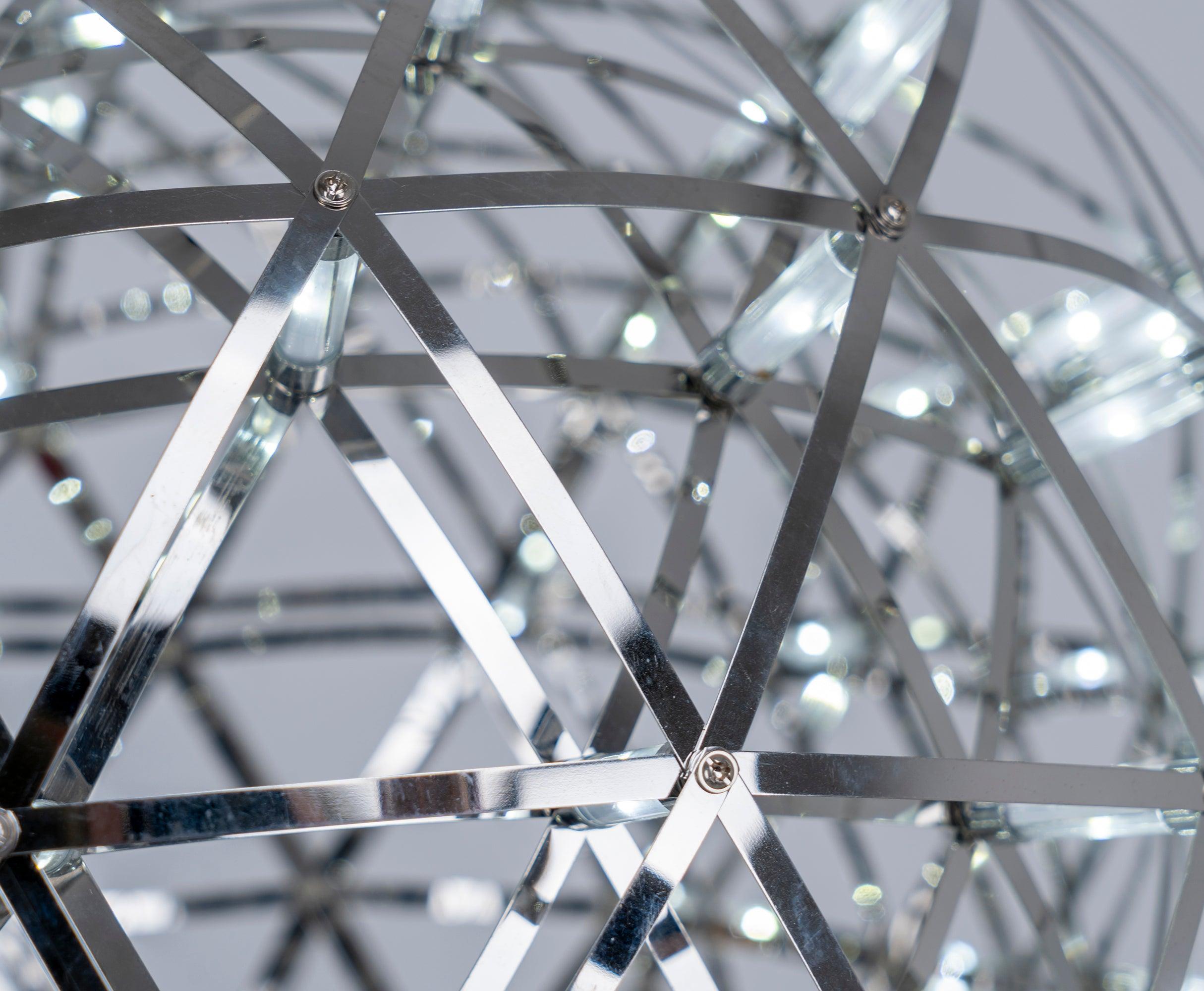 Silver Spark Ball Pendant Light | Souliia