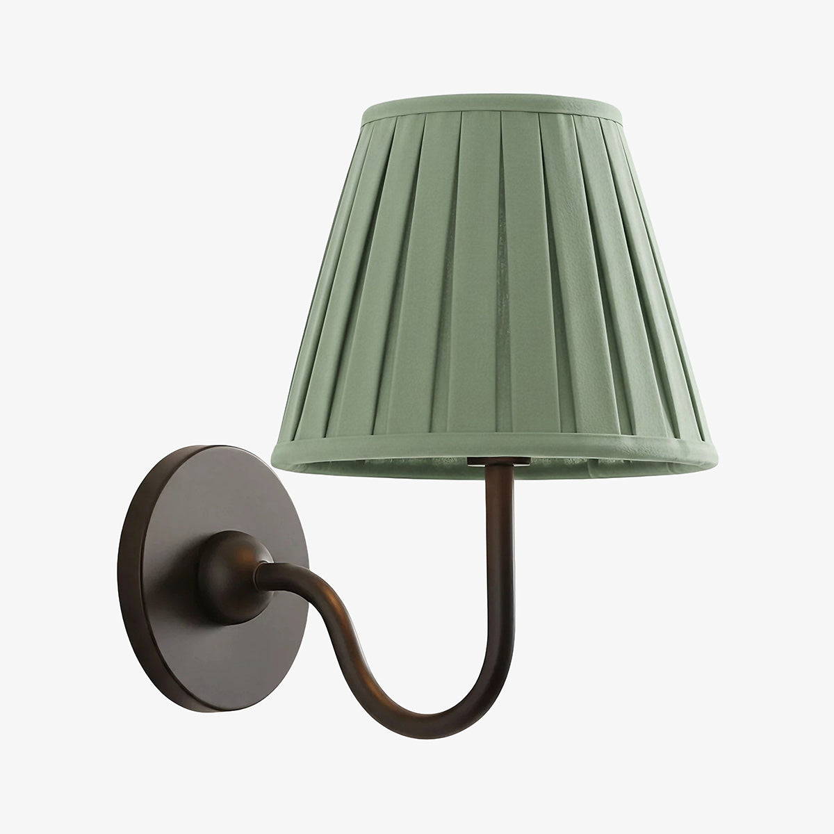 Luvora Fabric Shade Wall Sconce with Drum Shade - Classic Pleated Sconce Light | Souliia