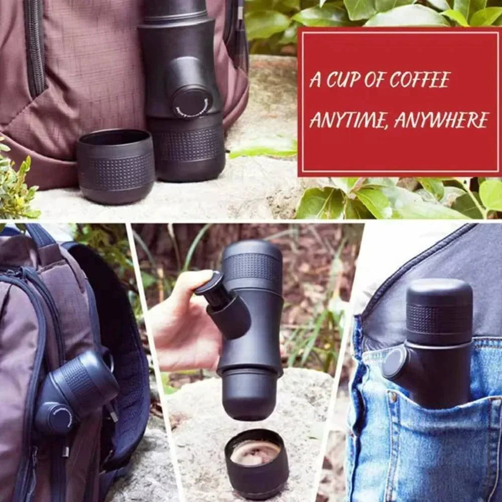 Travel Espresso Maker – Manual and Portable Coffee Brewer - Souliia