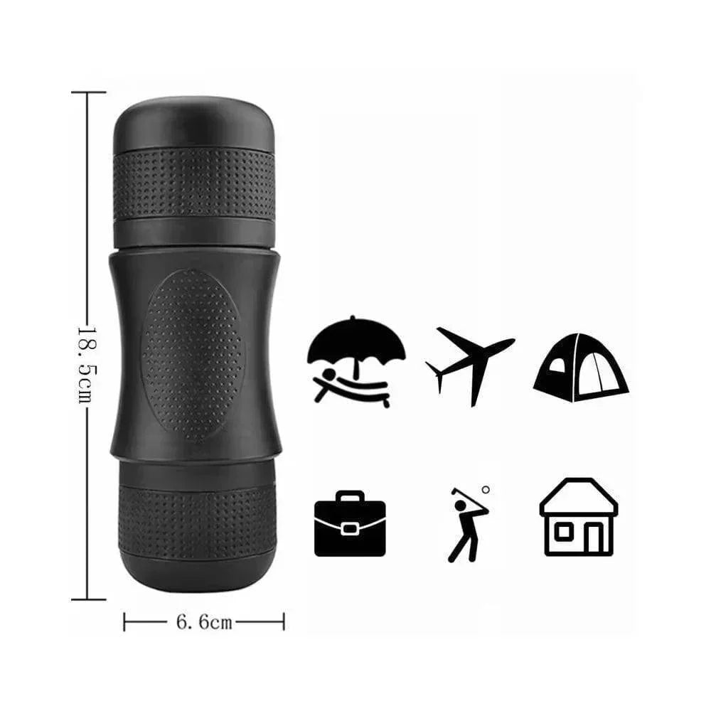 Travel Espresso Maker – Manual and Portable Coffee Brewer - Souliia