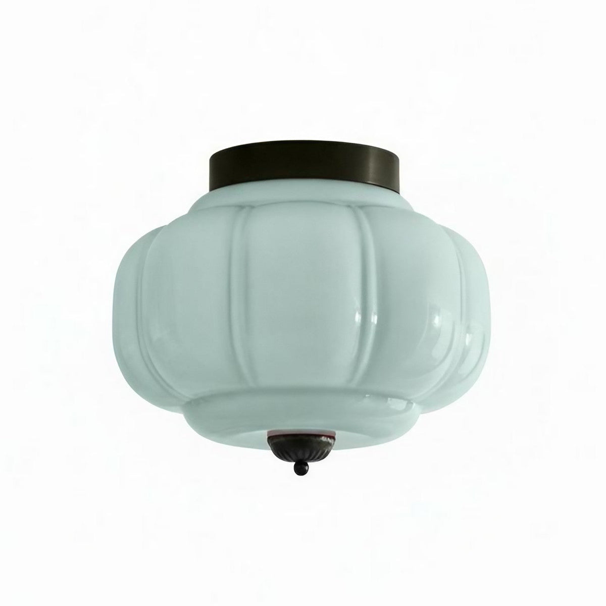 Retro Milk Semi Flush Mount Eloise Ceiling Light | Souliia