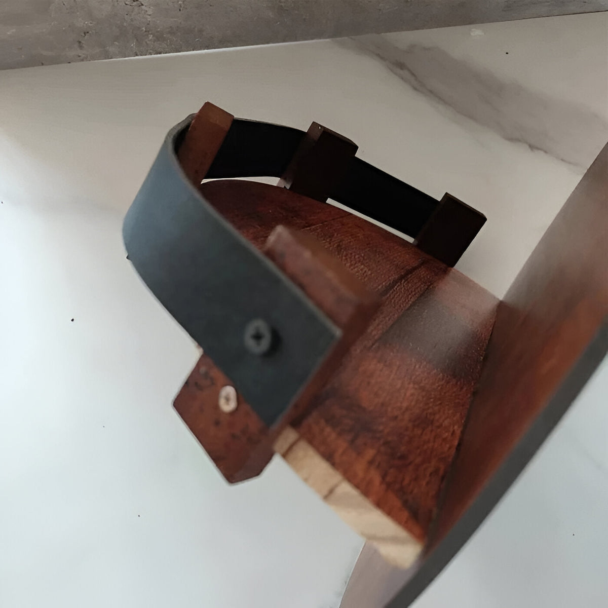 Bourbon Whiskey Barrel Shelf — Rustic Collection Display
