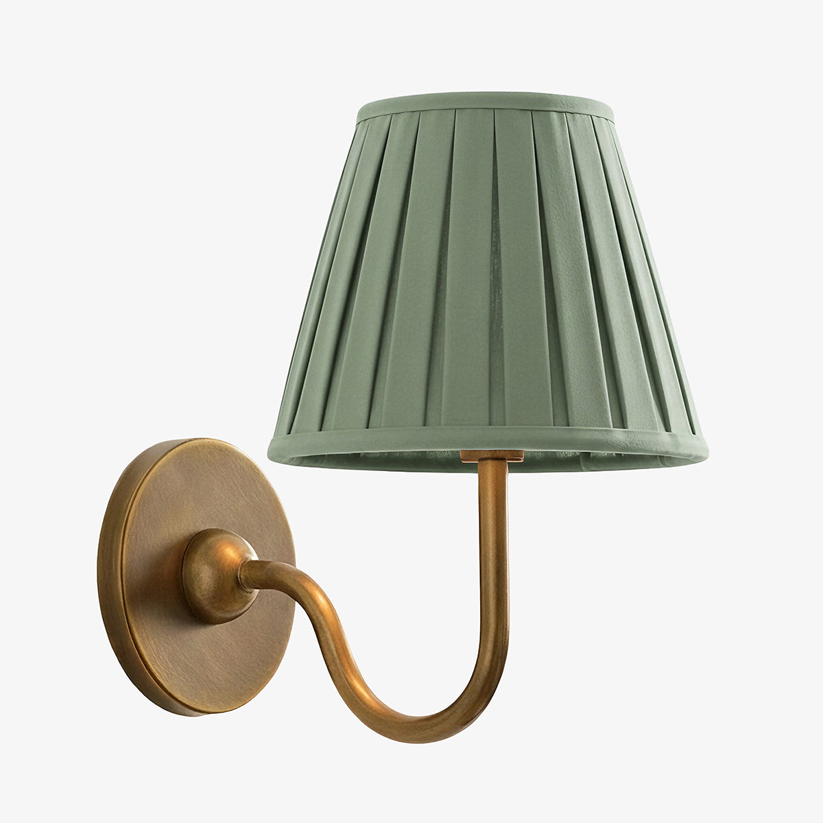 Luvora Fabric Shade Wall Sconce with Drum Shade - Classic Pleated Sconce Light | Souliia