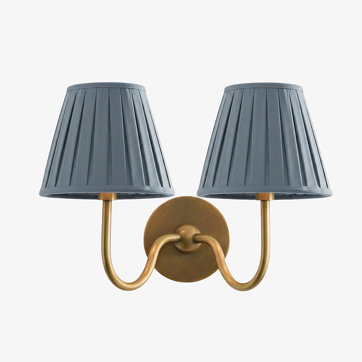 Luvora Fabric Shade Wall Sconce with Drum Shade - Classic Pleated Sconce Light | Souliia