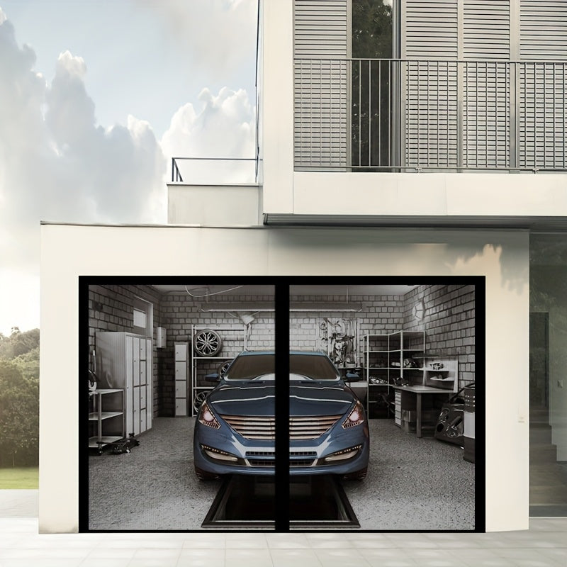 Magnaseal Magnetic Door Mesh Curtain — Drill Free Installation, Automatic Closure