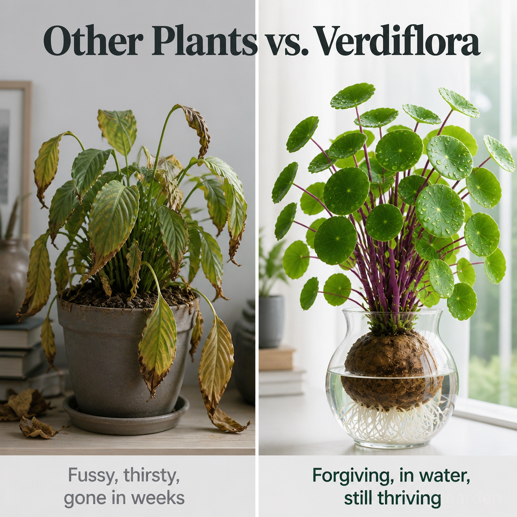 Verdiflora — Dyrk en imponerende levende skulptur, du ikke kan slå ihjel | Vand den én gang hver anden uge - Souliia