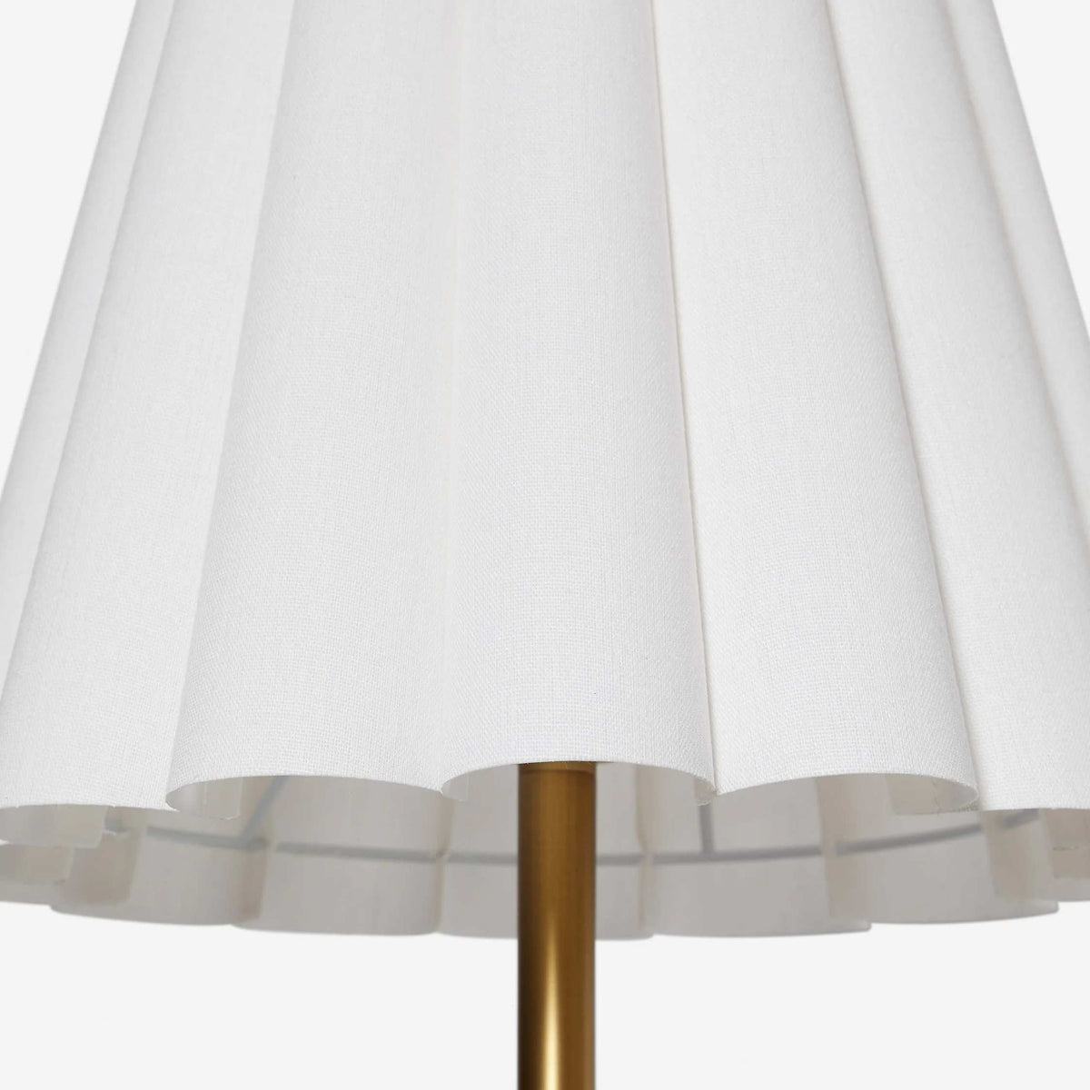 Ruffmeto Transitional Slim Table Lamp – Sculptural Shade Lighting for Living Room or Bedroom | Souliia