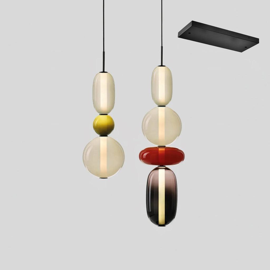 Buntglas Kronleuchter | Souliia