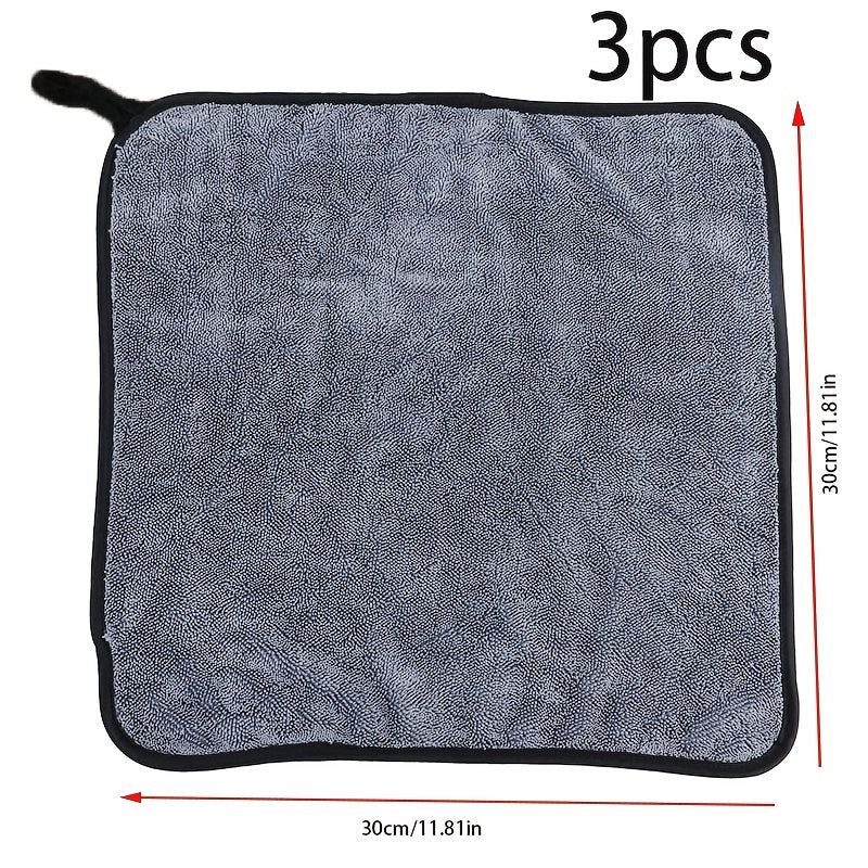Set of 3 Microfiber Cleaning Cloths - Souliia