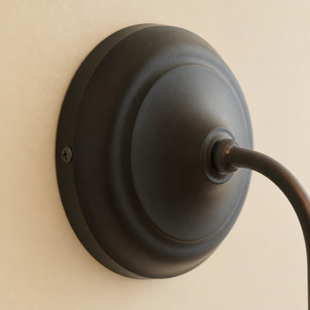 Solmire Contemporary Fabric Wall Sconce Fabric Metal Wall Light for Bedroom and Hallway Study Room | Souliia