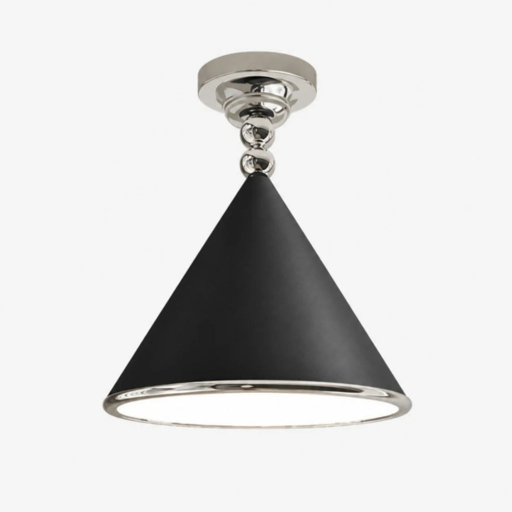 Modern, krémszínű, kúpos LED mennyezeti lámpa | Souliia